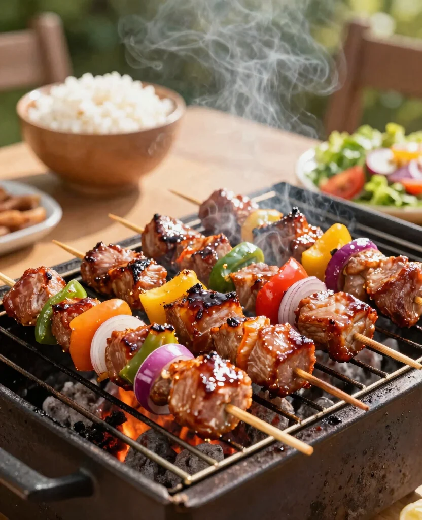 12 Easy Pork Tenderloin Recipes for Busy Weeknights - 12. Teriyaki Pork Tenderloin Skewers 1