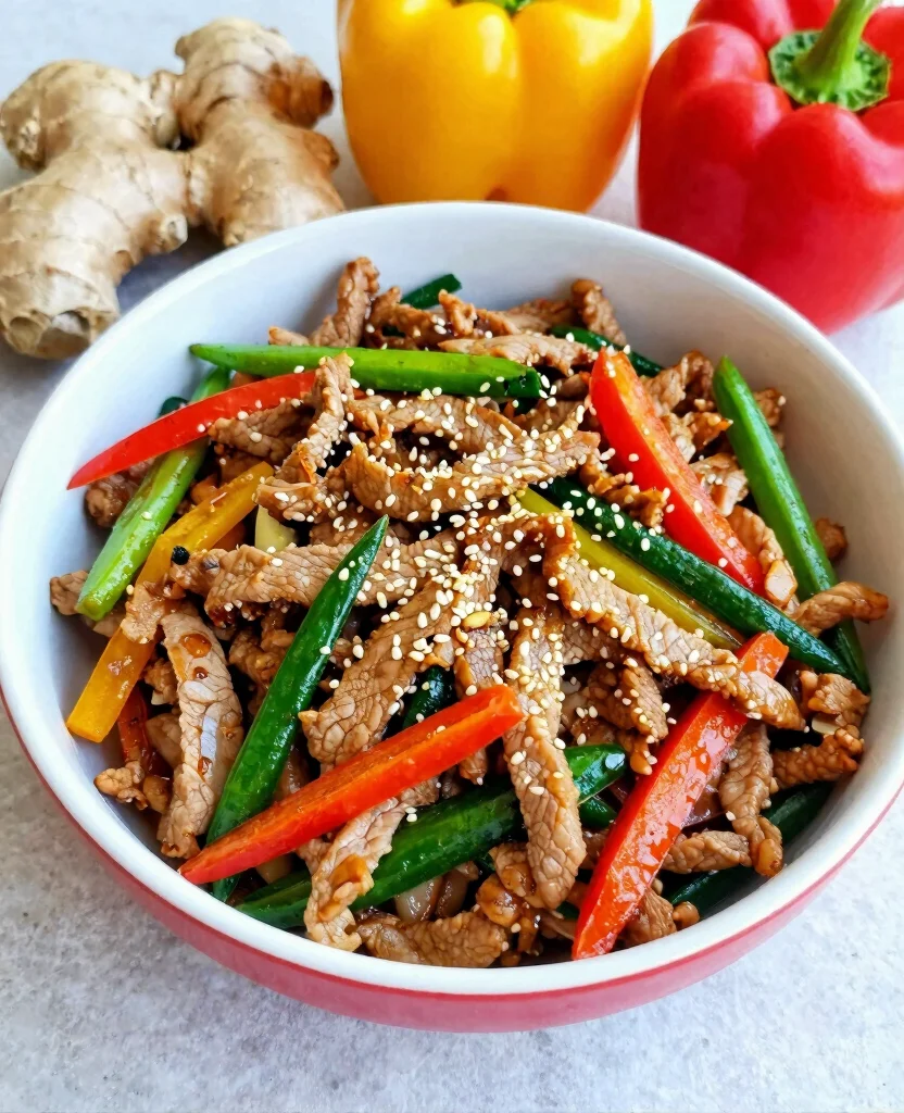 12 Healthy Pork Tenderloin Recipes for Weight Loss - 5. Ginger Soy Pork Tenderloin Stir-Fry 1