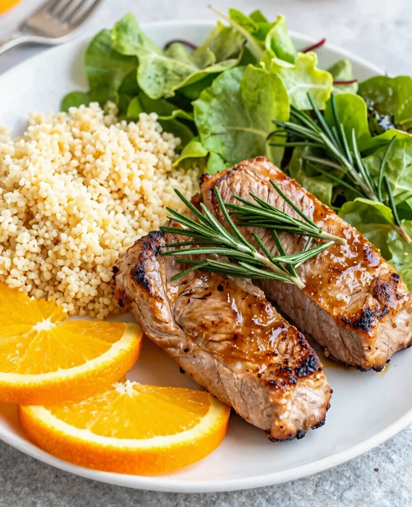 12 Healthy Pork Tenderloin Recipes for Weight Loss - 7. Orange Rosemary Pork Tenderloin 1