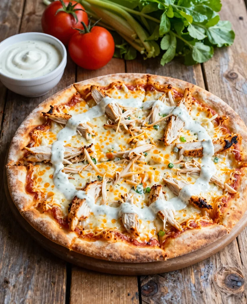 12 Quick and Easy Flatbread Pizza Ideas for Busy Weeknights - 11. Ranch Chicken Flatbread Pizza 1