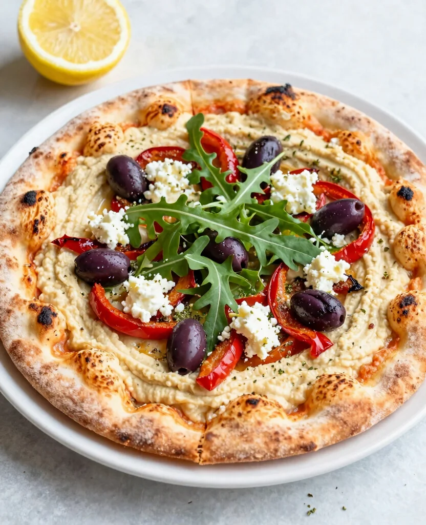 12 Quick and Easy Flatbread Pizza Ideas for Busy Weeknights - 2. Mediterranean Veggie Flatbread Pizza 1