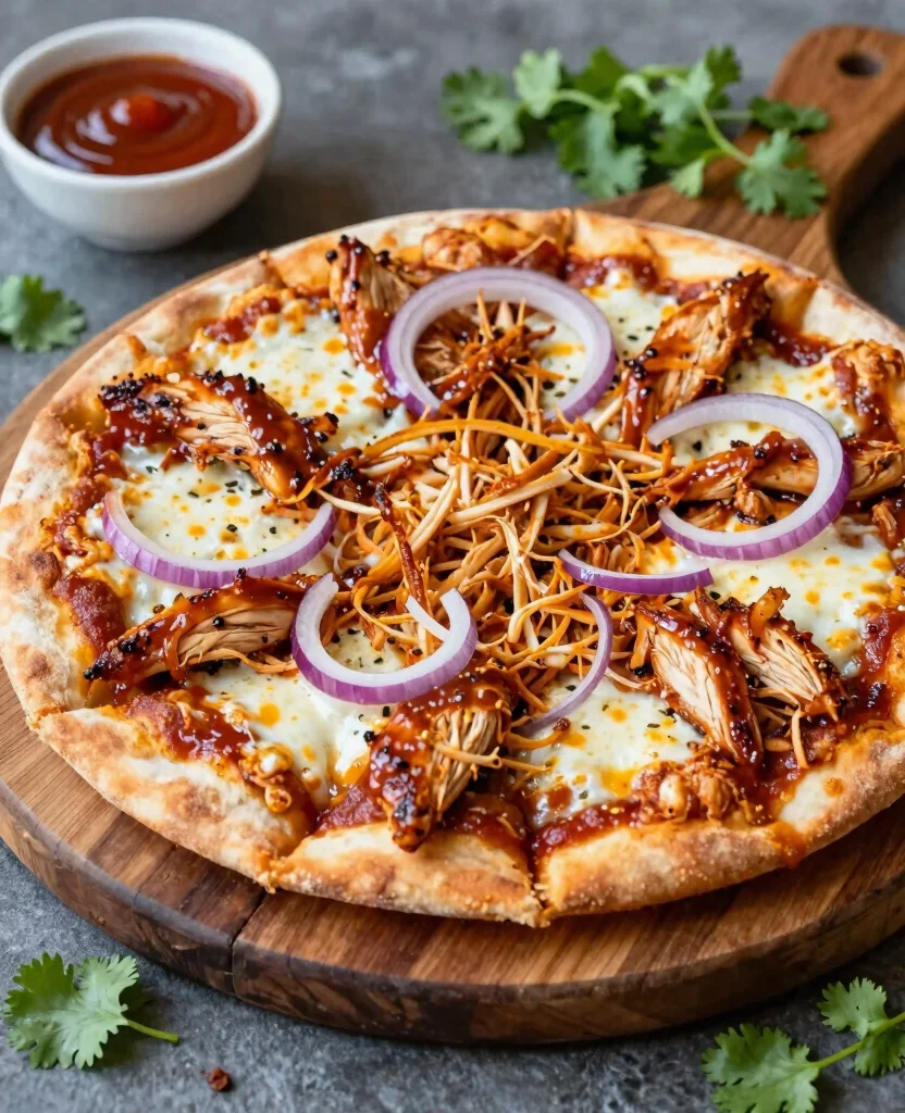 12 Quick and Easy Flatbread Pizza Ideas for Busy Weeknights - 3. BBQ Chicken Flatbread Pizza 1