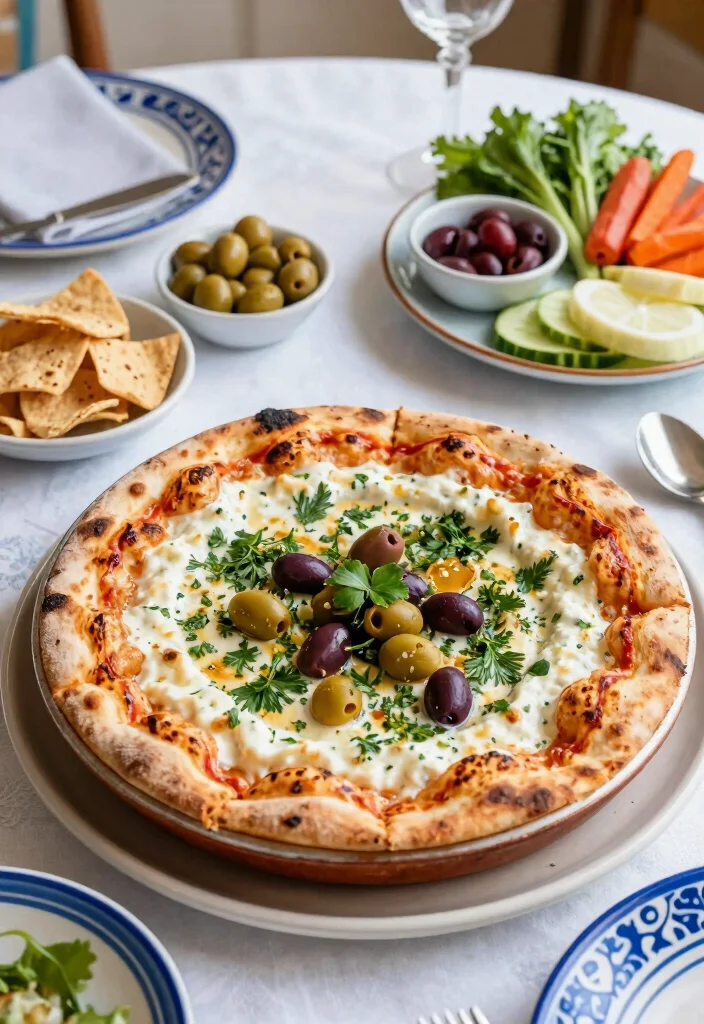 13 Creamy and Cheesy Pizza Dip Recipes Everyone Loves - 5. Mediterranean Pizza Dip 1