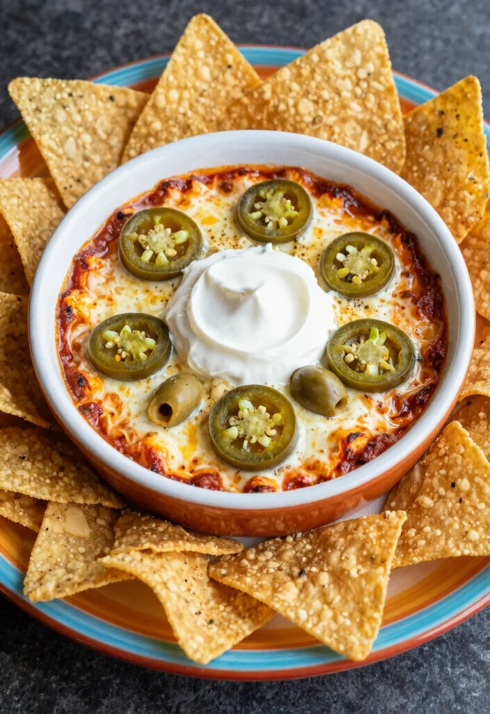13 Creamy and Cheesy Pizza Dip Recipes Everyone Loves - 9. Loaded Nacho Pizza Dip 1
