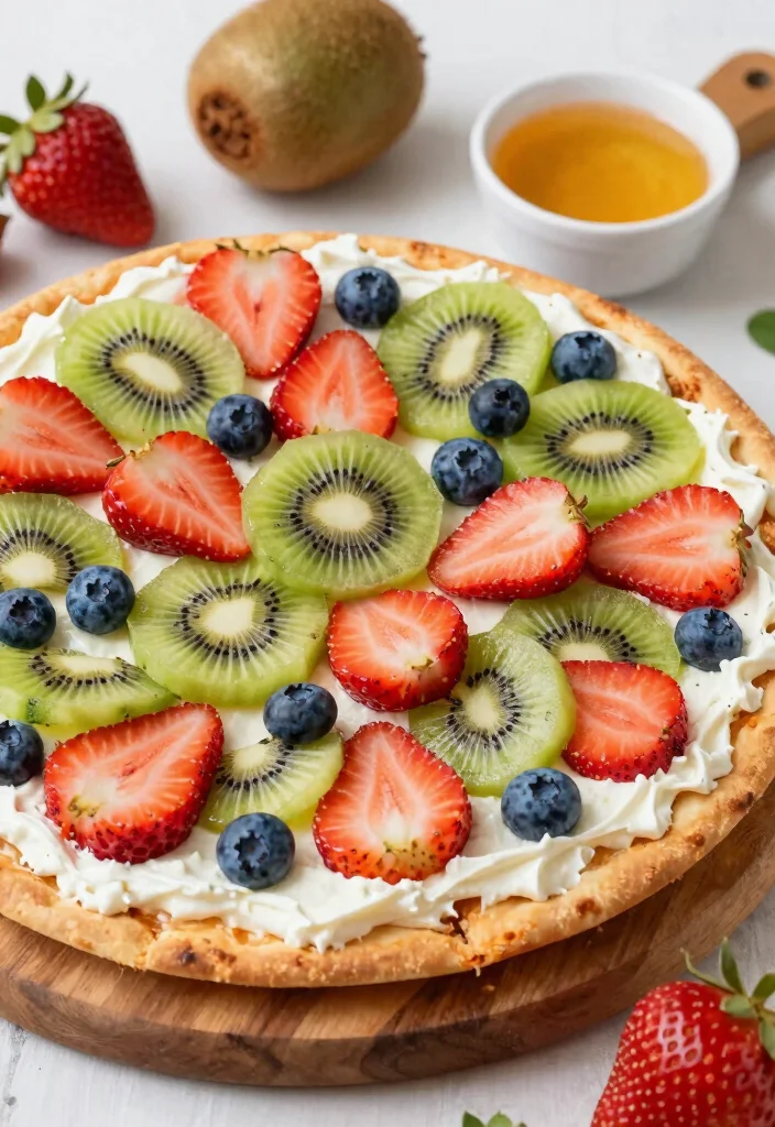 13 Fun Pizza Recipes to Make Cooking More Exciting - 1. Fruit Fiesta Pizza 1