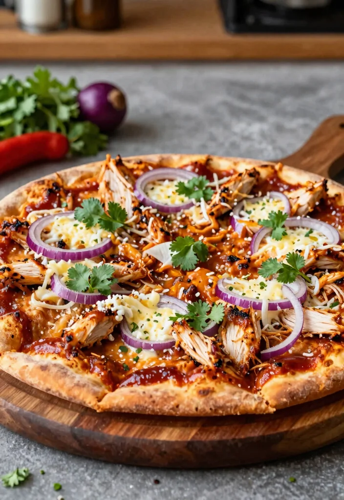 13 Fun Pizza Recipes to Make Cooking More Exciting - 7. BBQ Chicken Pizza 1