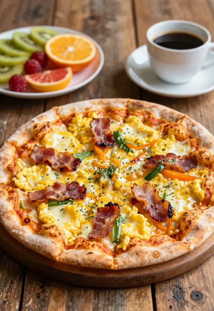 13 Tortilla Pizza Recipes Ready in Minutes - 10. Breakfast Tortilla Pizza 1