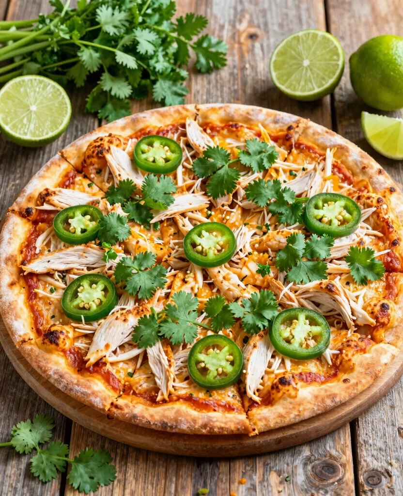14 Fresh and Light Summer Pizza Recipes - 14. Cilantro Lime Chicken Pizza 1