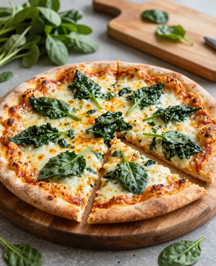14 Fresh and Light Summer Pizza Recipes - 4. Spinach and Artichoke Pizza 1