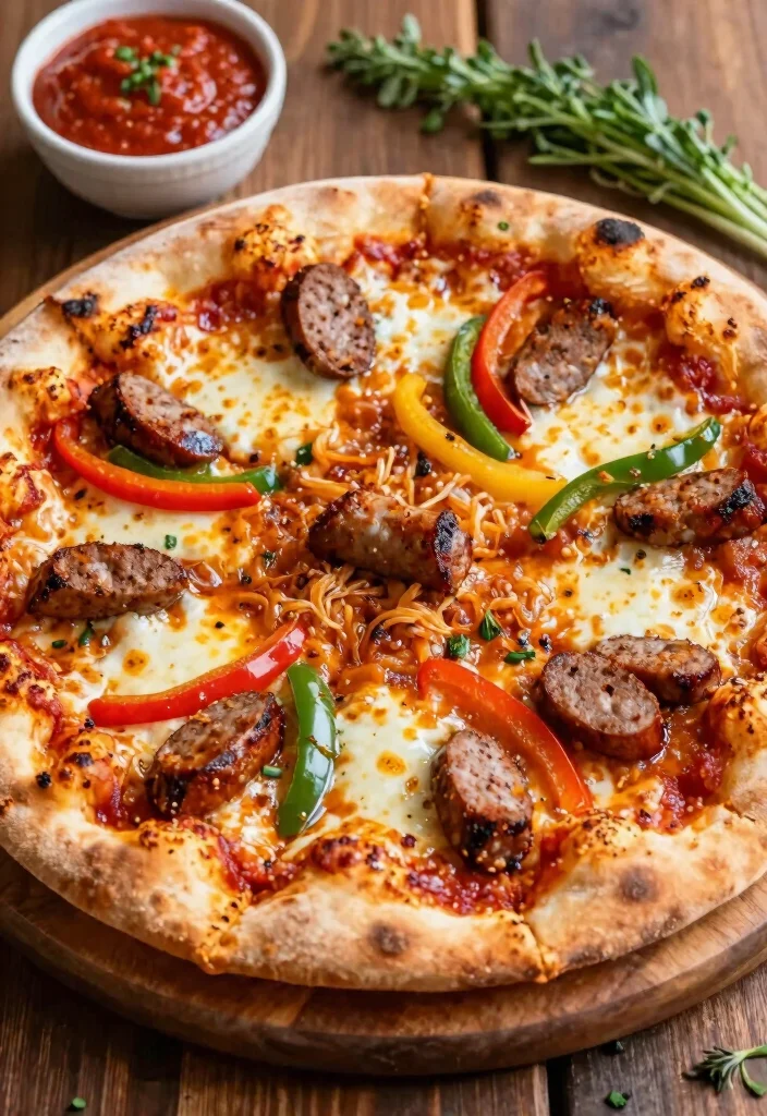 14 Naan Pizza Recipes for Fast Homemade Dinners - 14. Italian Sausage & Peppers Naan Pizza 1