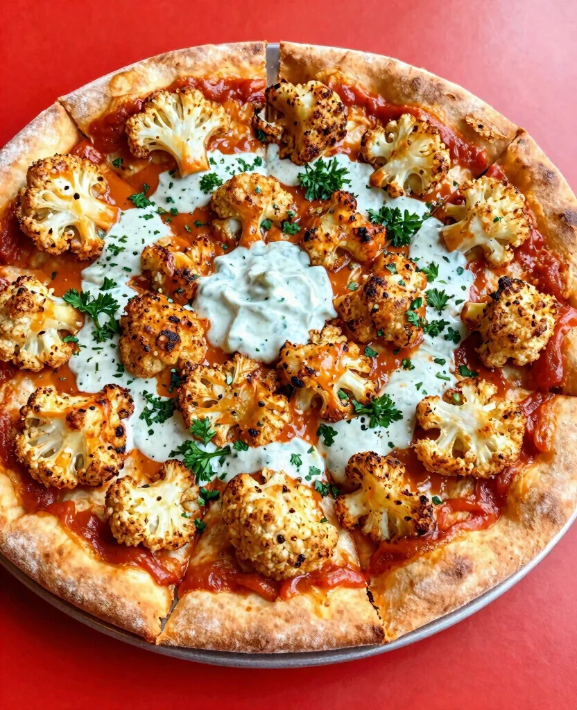 15 Best Homemade Pizza Recipes for Every Topping - 11. Buffalo Cauliflower Pizza 1