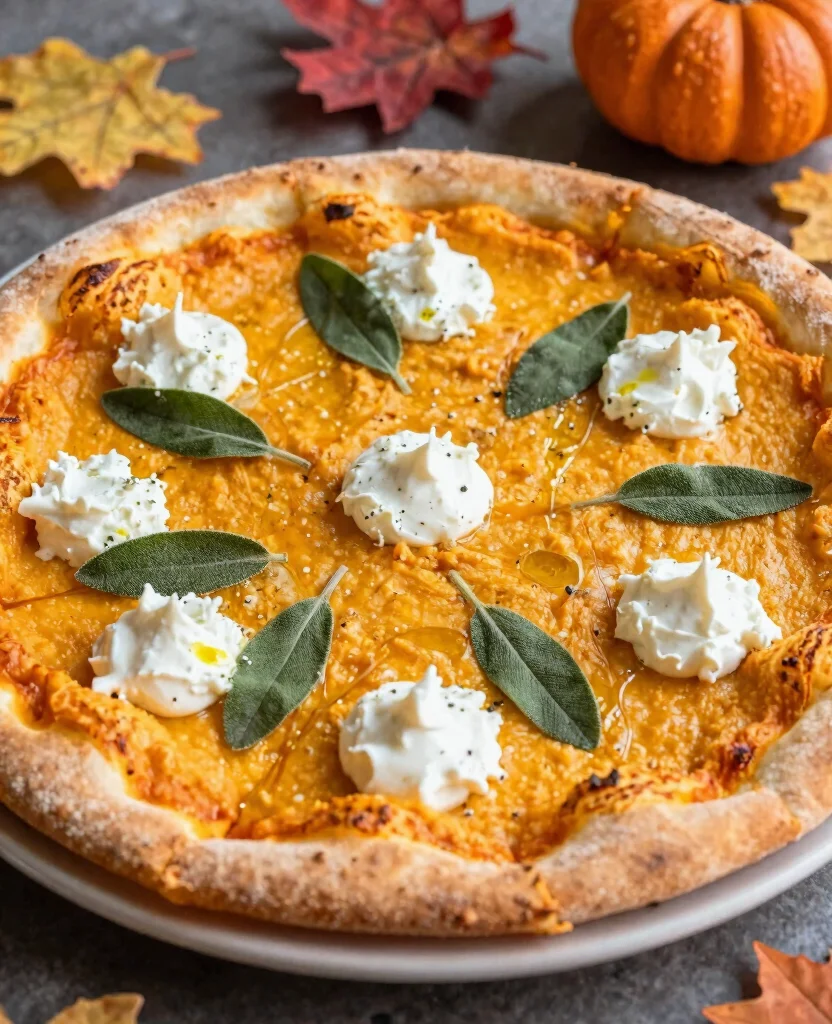 15 Best Homemade Pizza Recipes for Every Topping - 15. Pumpkin & Sage Pizza 1