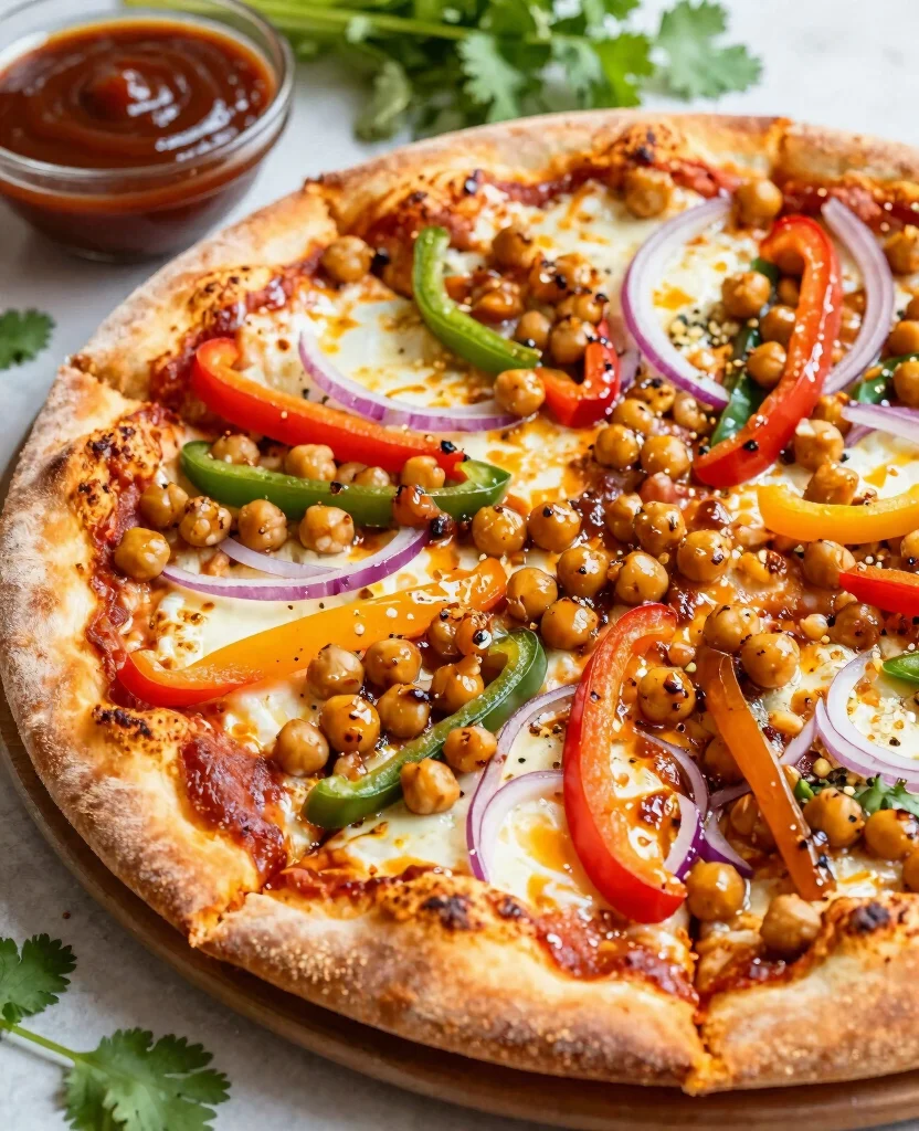 15 Best Homemade Pizza Recipes for Every Topping - 2. BBQ Chickpea Pizza 1
