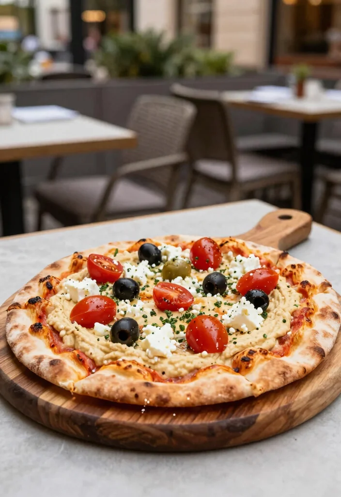 15 Blackstone Pizza Oven Recipes for Outdoor Cooking - 14. Mediterranean Flatbread Pizza 1