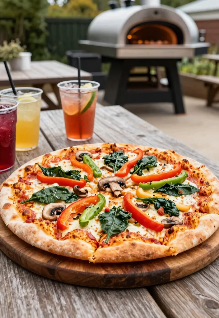 15 Blackstone Pizza Oven Recipes for Outdoor Cooking - 4. Veggie Supreme Pizza 1