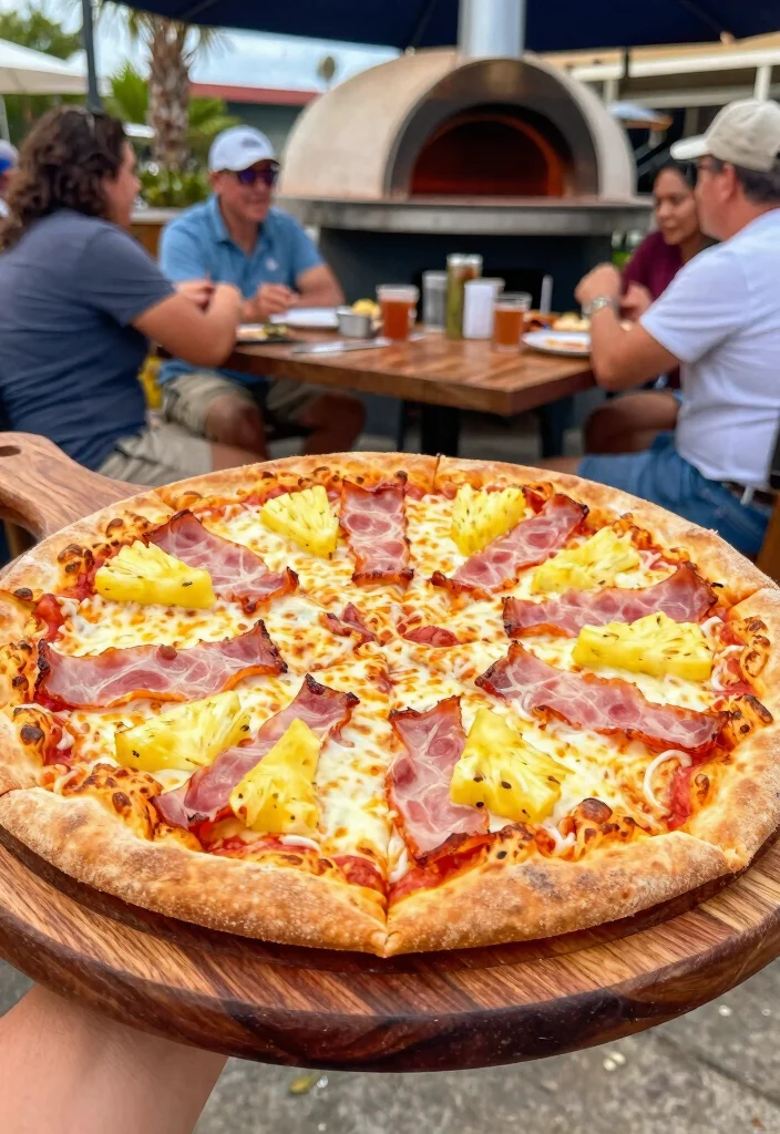 15 Blackstone Pizza Oven Recipes for Outdoor Cooking - 5. Hawaiian Pizza 1