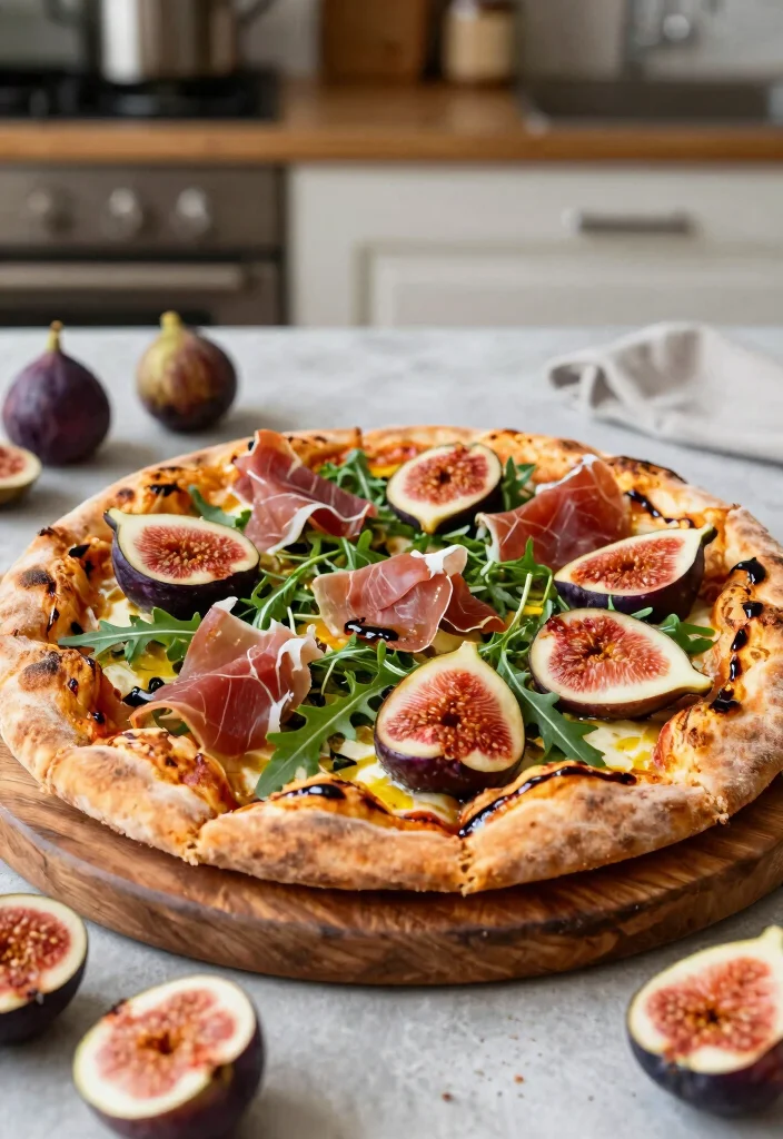 15 Fig Pizza Recipes with Sweet & Savory Flavor - 2. Savory Fig and Prosciutto Delight 1