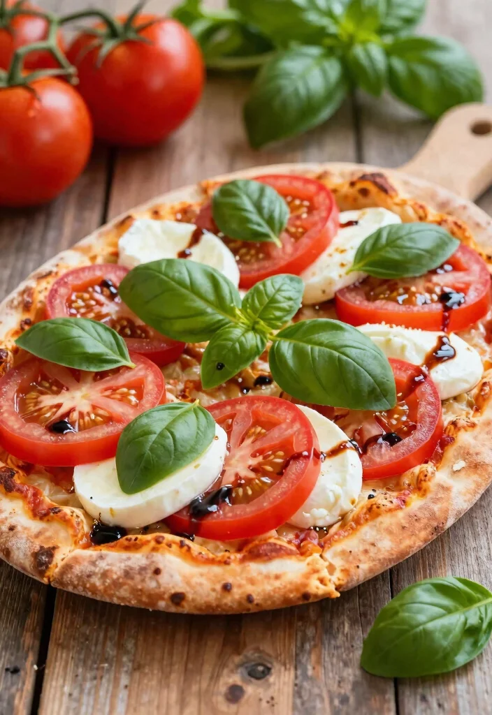 15 French Bread Pizza Recipes for Crispy Comfort Food - 12. Caprese Flatbread French Bread Pizza 1