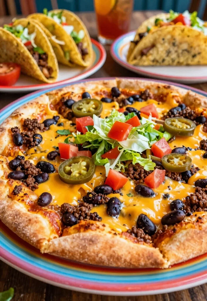 15 French Bread Pizza Recipes for Crispy Comfort Food - 13. Taco French Bread Pizza 1