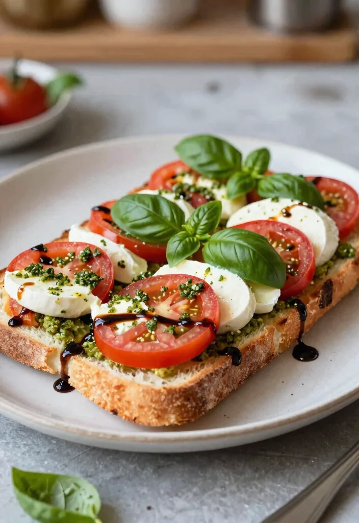 15 French Bread Pizza Recipes for Crispy Comfort Food - 4. Pesto Caprese French Bread Pizza 1