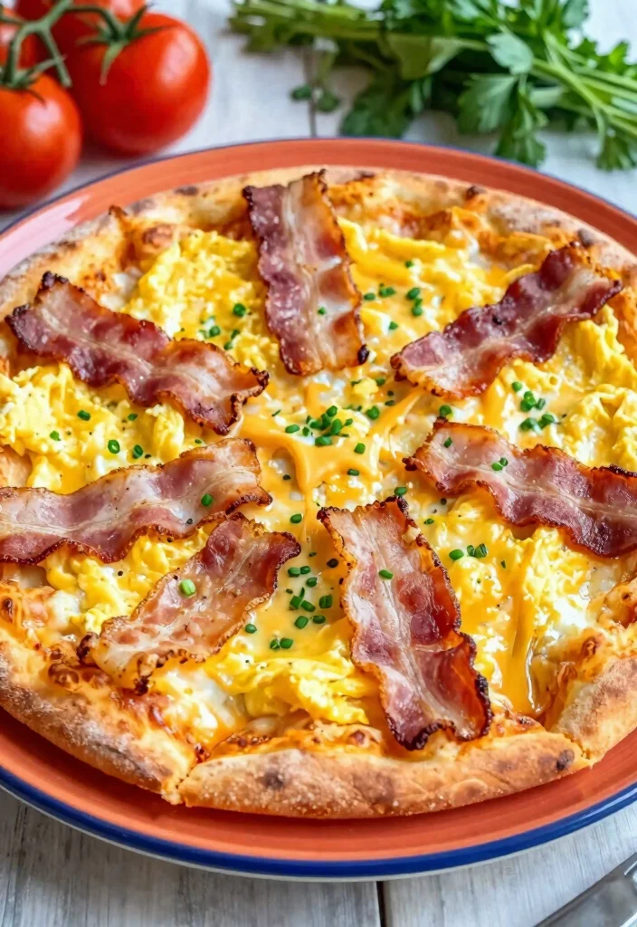 15 French Bread Pizza Recipes for Crispy Comfort Food - 8. Breakfast French Bread Pizza 1