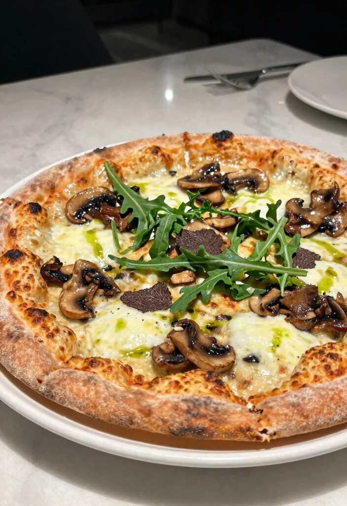 15 French Bread Pizza Recipes for Crispy Comfort Food - 9. Mushroom and Truffle Oil French Bread Pizza 1