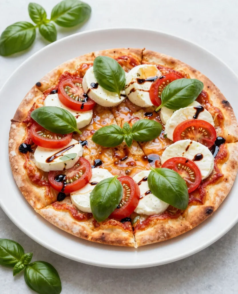 15 Fun Mini Pizza Recipes for Parties and Kids - 10. Caprese Mini Pizzas 1