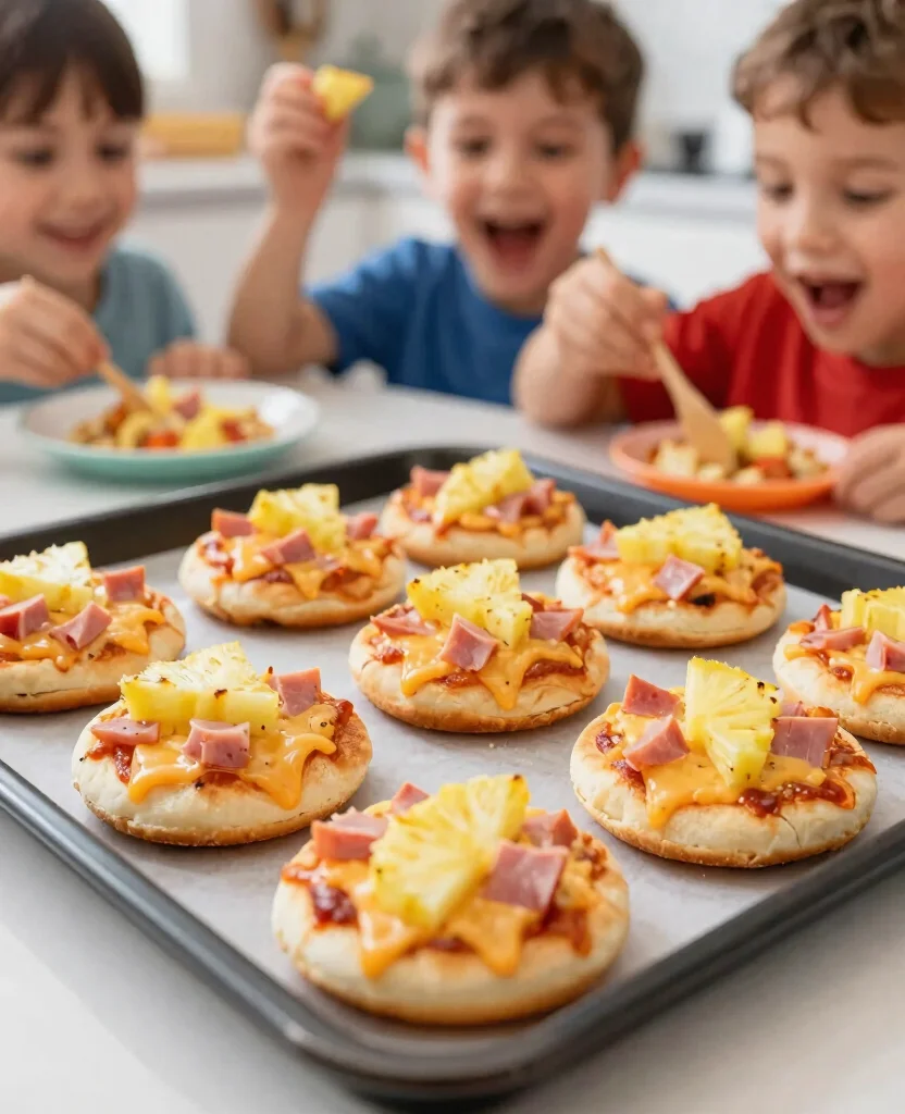 15 Fun Mini Pizza Recipes for Parties and Kids - 4. English Muffin Mini Pizzas 1