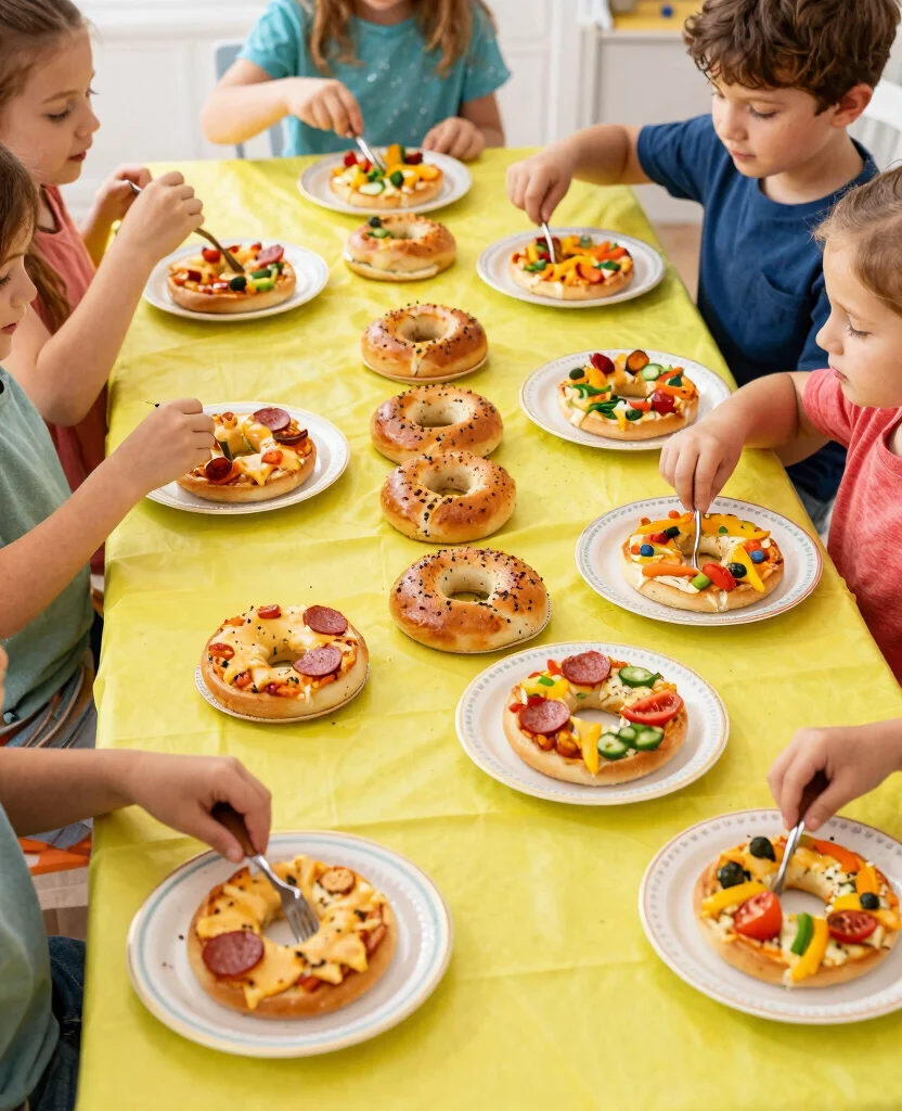 15 Fun Mini Pizza Recipes for Parties and Kids - 8. Bagel Bites 1