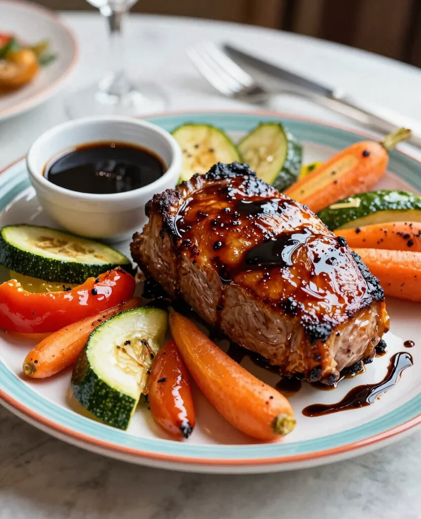 15 Simple and Tasty Baked Pork Tenderloin Ideas - 10. Balsamic Vinegar Glazed Pork Tenderloin 1