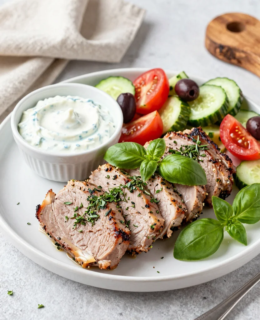 15 Simple and Tasty Baked Pork Tenderloin Ideas - 9. Mediterranean Herb Marinated Pork Tenderloin 1