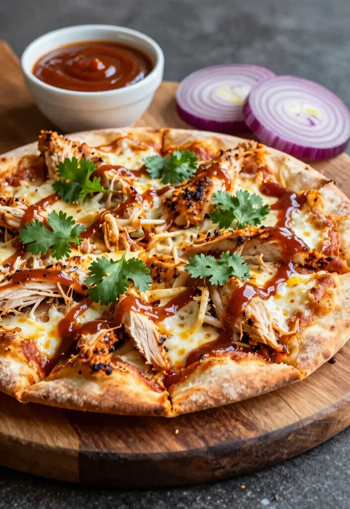 16 Flatbread Pizza Recipes for Quick and Easy Meals - 3. BBQ Chicken Flatbread Pizza 1