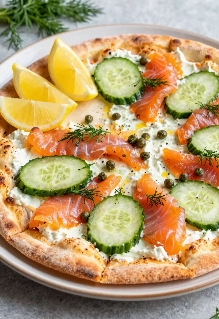 16 Flatbread Pizza Recipes for Quick and Easy Meals - 8. Smoked Salmon Flatbread Pizza 1