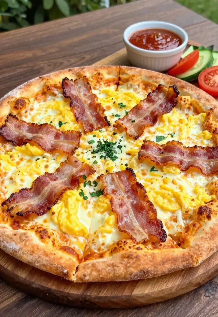 16 Outdoor Pizza Oven Recipes Perfect for Summer Cooking - 10. Breakfast Pizza 1