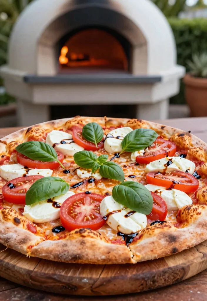 16 Outdoor Pizza Oven Recipes Perfect for Summer Cooking - 9. Caprese Pizza 1