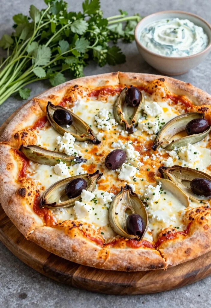 16 Stuffed Crust Pizza Recipes with Extra Cheesy Goodness - 8. Mediterranean Stuffed Crust Pizza 1