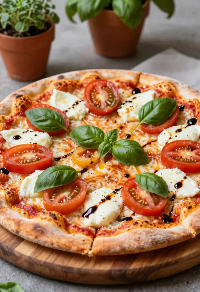 16 Veg Pizza Recipes Packed with Fresh Vegetables - 1. Classic Margherita with a Twist 1
