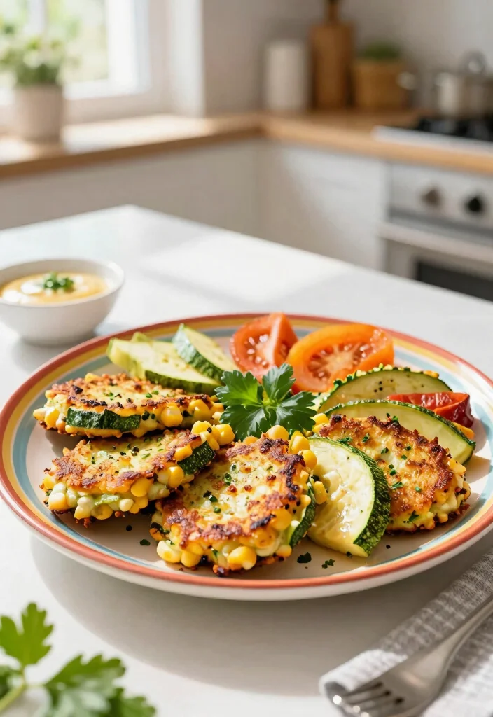 16 Veg Pizza Recipes Packed with Fresh Vegetables - 12. Zucchini & Corn Fritters Pizza 1