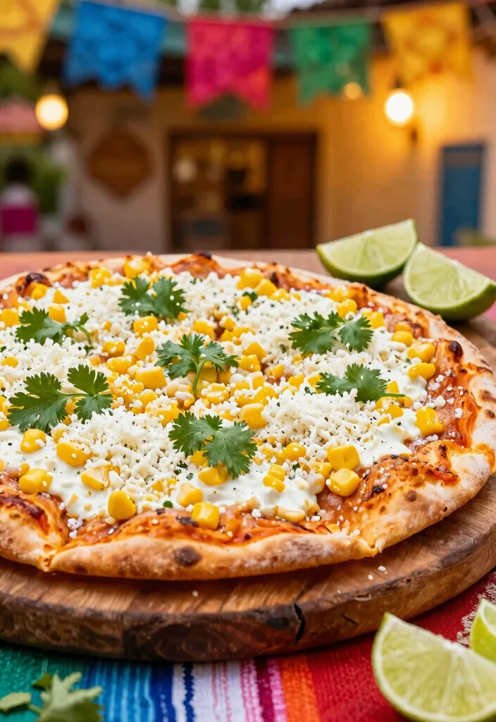 16 Veg Pizza Recipes Packed with Fresh Vegetables - 16. Mexican Street Corn Pizza 1