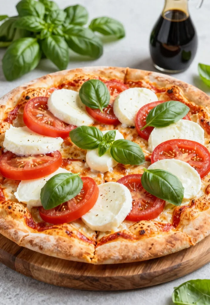 16 Veg Pizza Recipes Packed with Fresh Vegetables - 6. Caprese Cauliflower Crust Pizza 1