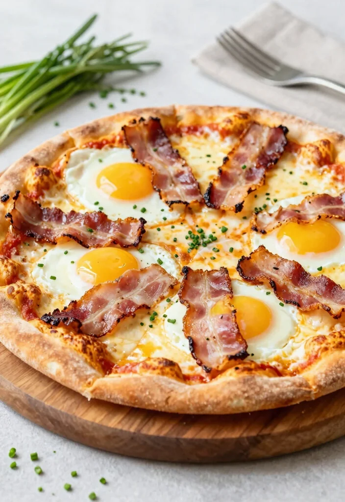 17 Ooni Pizza Oven Recipes for Authentic Homemade Pizza - 10. Breakfast Pizza with Eggs and Bacon 1