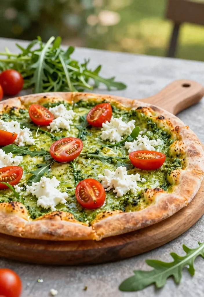 17 Ooni Pizza Oven Recipes for Authentic Homemade Pizza - 4. Pesto and Goat Cheese Pizza 1