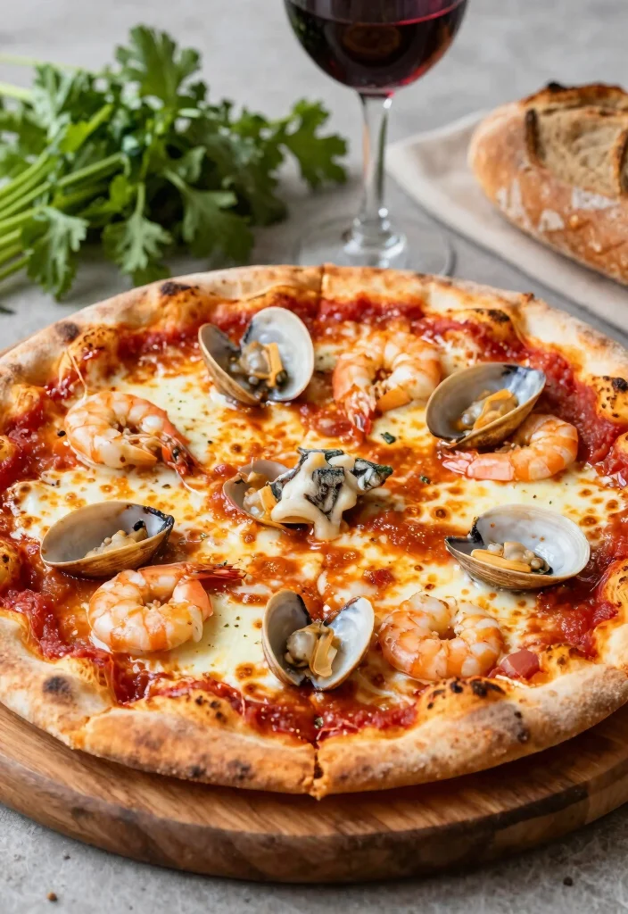 17 Seafood Pizza Recipes Loaded with Ocean Flavor - 11. Cioppino Pizza 1