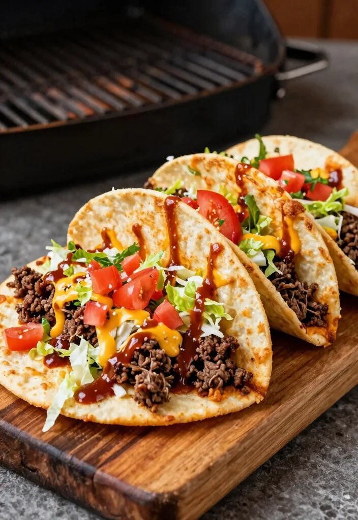 18 BBQ Pizza Recipes Full of Smoky Flavor - 13. BBQ Taco Pizza 1