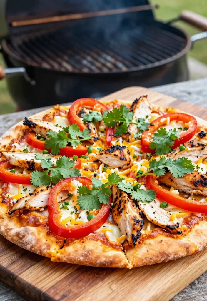 18 BBQ Pizza Recipes Full of Smoky Flavor - 14. BBQ Fajita Pizza 1