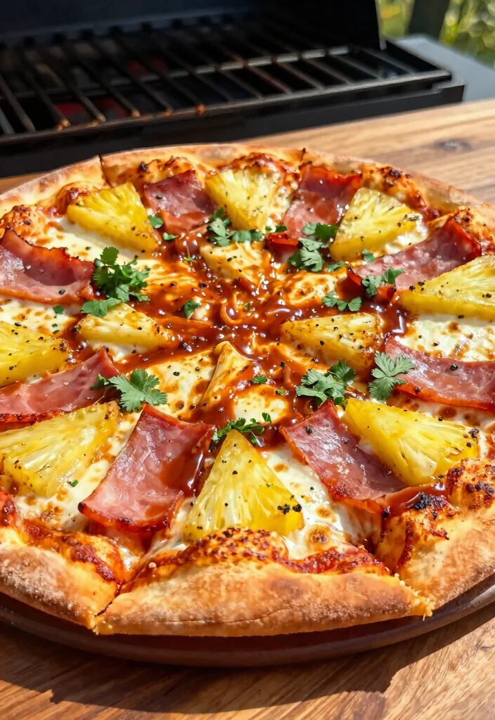 18 BBQ Pizza Recipes Full of Smoky Flavor - 3. Hawaiian BBQ Pizza 1