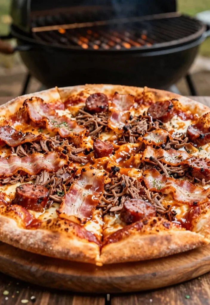 18 BBQ Pizza Recipes Full of Smoky Flavor - 4. Meat Lover's BBQ Pizza 1