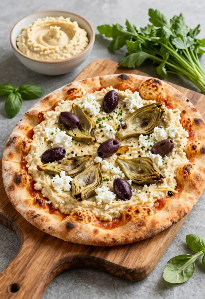 18 Healthy Pizza Recipes That Are Delicious & Guilt-Free - 13. Mediterranean Flatbread Pizza 1