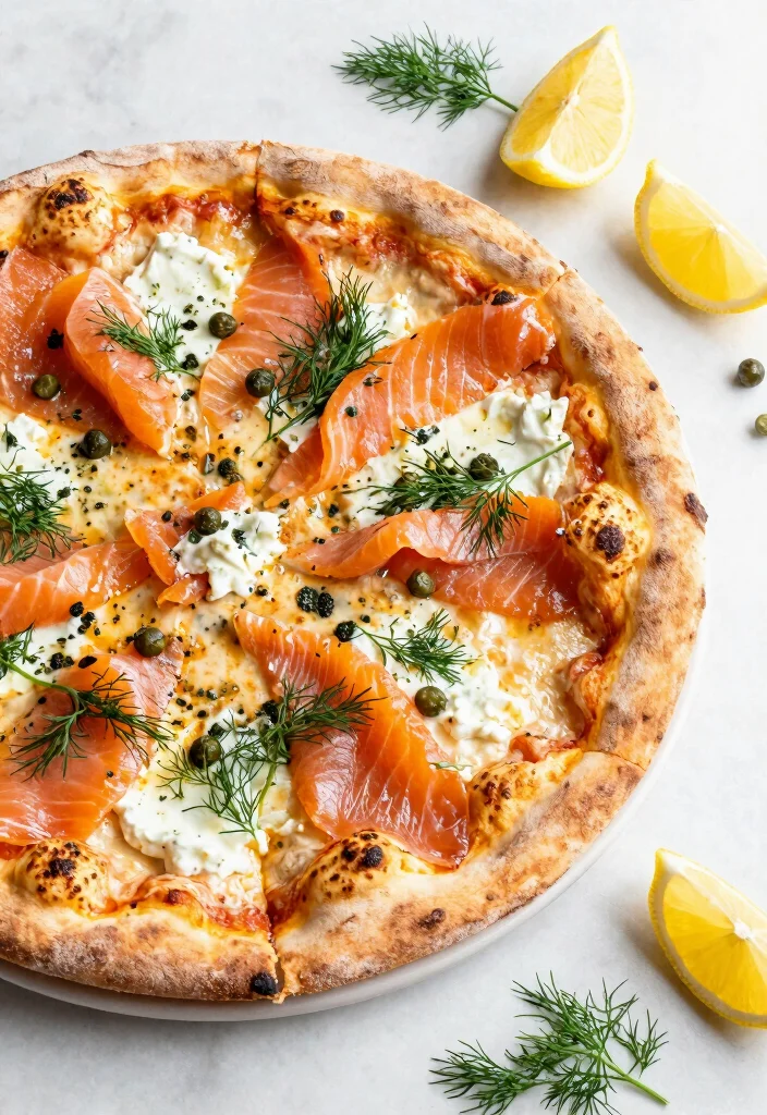 18 Healthy Pizza Recipes That Are Delicious & Guilt-Free - 15. Smoked Salmon Pizza 1