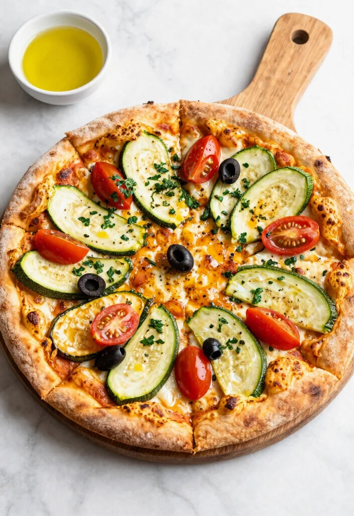 18 Healthy Pizza Recipes That Are Delicious & Guilt-Free - 3. Zucchini Crust Pizza 1